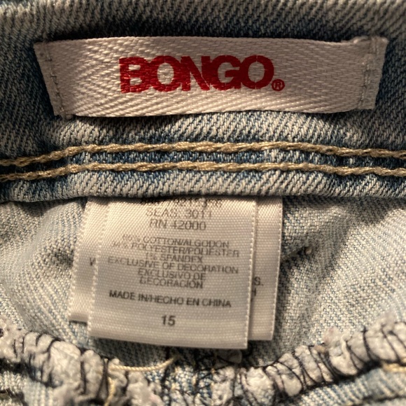 Bongo Jean Shorts, size 15 - Picture 3 of 3